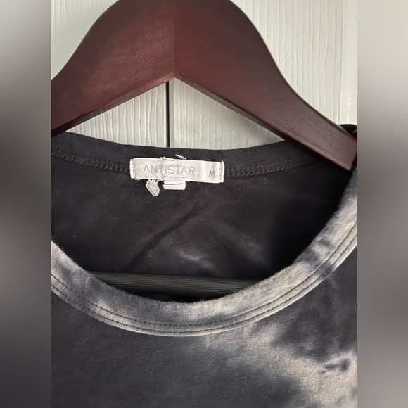 Sz.M- Tie Dye Long Sleeve Top- light Pink & Black - Picture 4 of 6